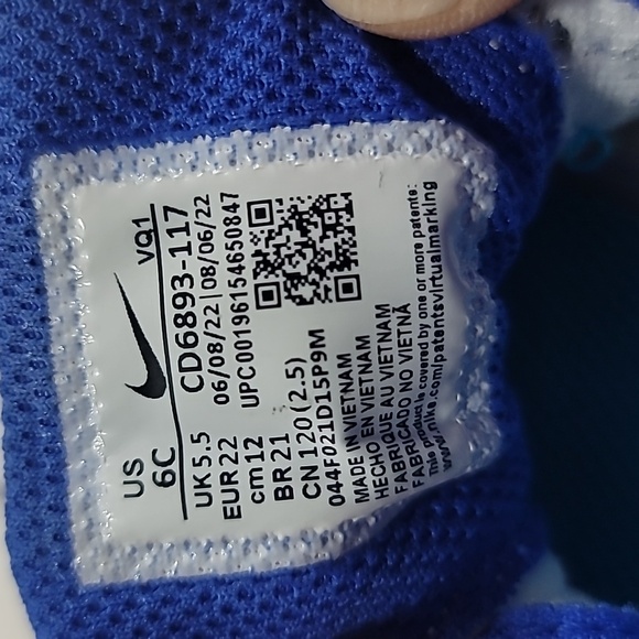 NIKE Air Max Excee PS White Royal Fuschia CD6893-117 US Size 6C - Picture 11 of 12